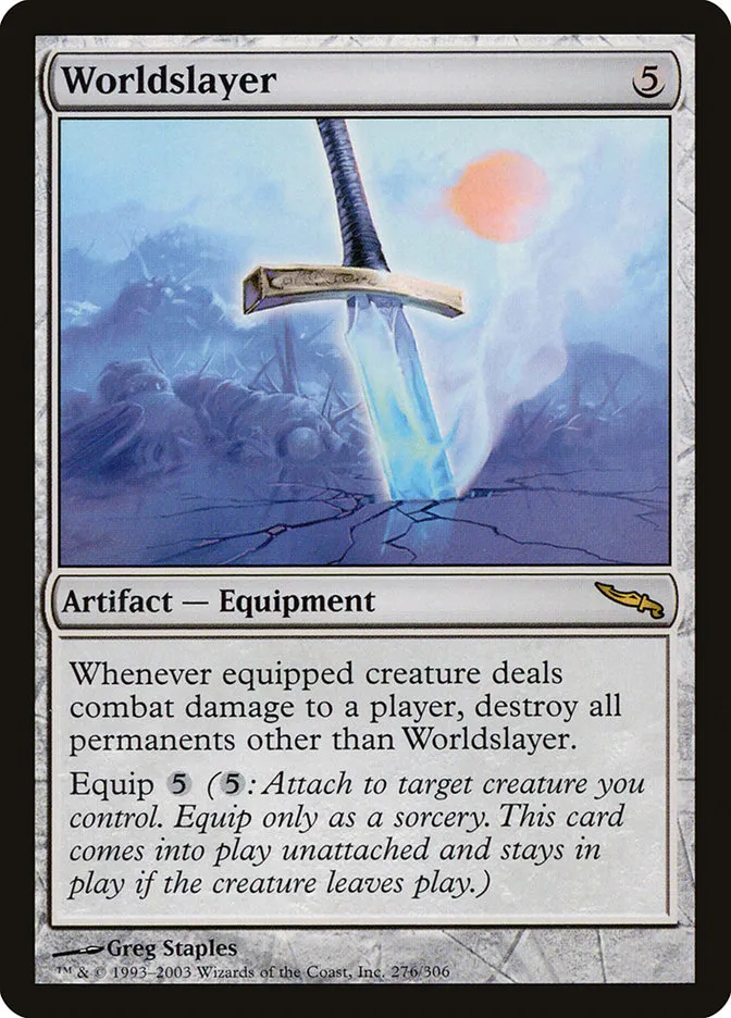 2003 Mirrodin Worldslayer #276 rare card image