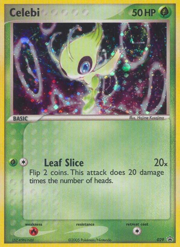 2003 Nintendo Black Star Promos Celebi #29/40 card image