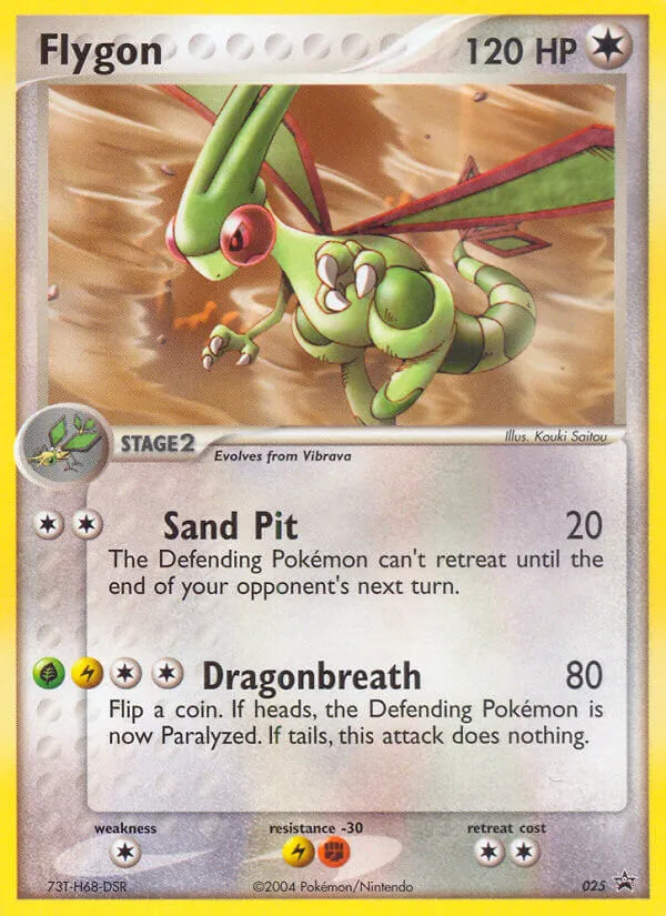 2003 Nintendo Black Star Promos Flygon #25/40 card image