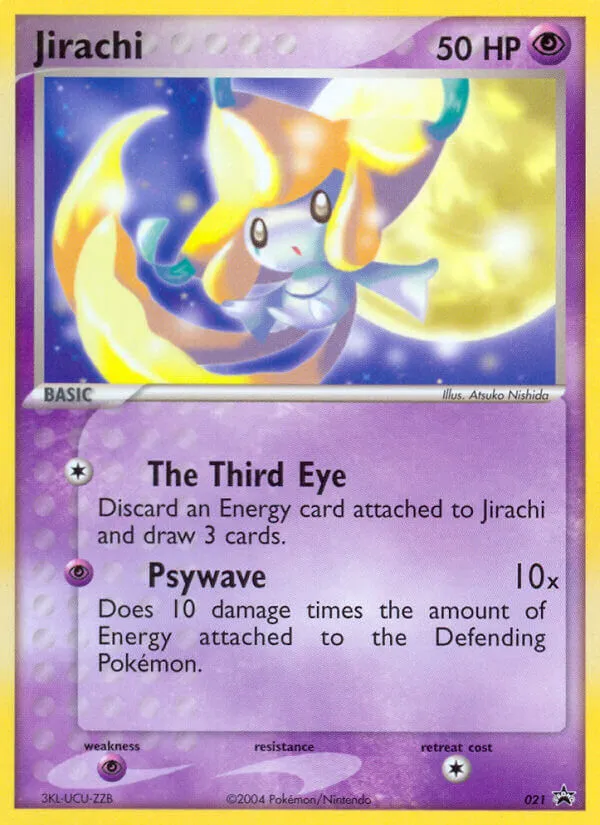 2003 Nintendo Black Star Promos Jirachi #21/40 card image
