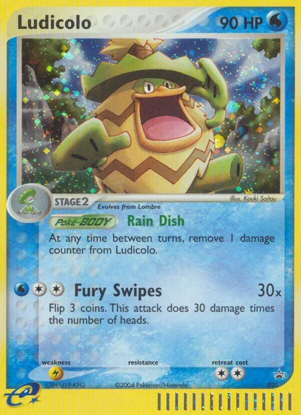 2003 Nintendo Black Star Promos Ludicolo #20/40 card image
