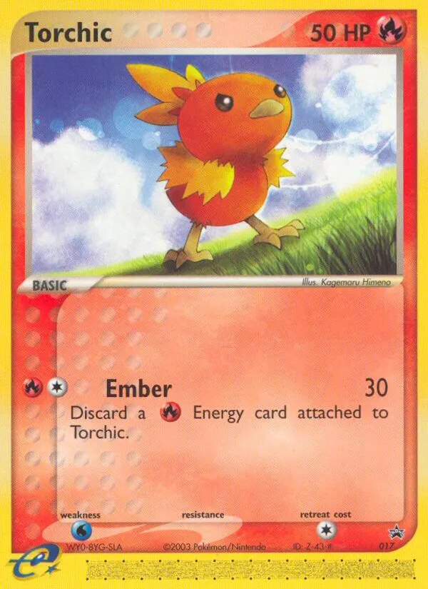 2003 Nintendo Black Star Promos Torchic #06/40 card image