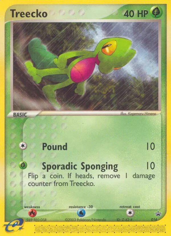 2003 Nintendo Black Star Promos Treecko #07/40 card image
