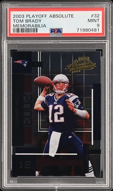 2003 Playoff Absolute Memorabilia Tom Brady #32 card image