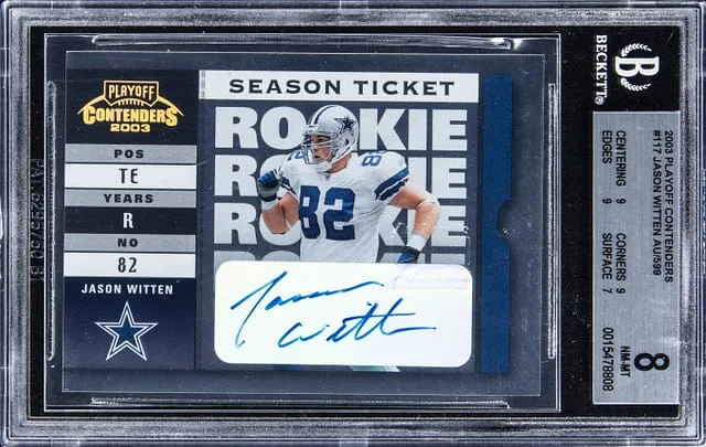 2003 Playoff Contenders Jason Witten #117 card image