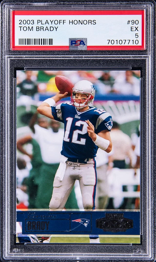 2003 Playoff Honors Tom Brady #90 card image