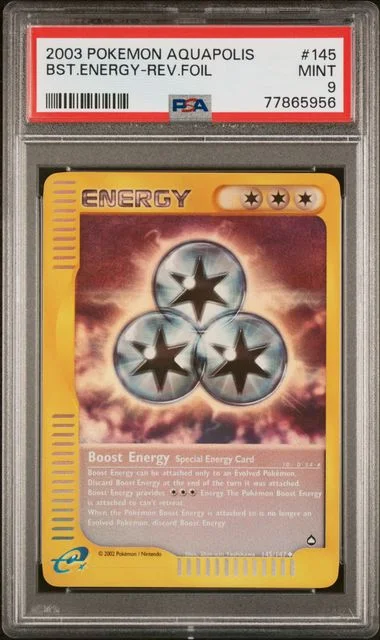 2003 Pokemon Aquapolis Boost Energy-Reverse #145 card image