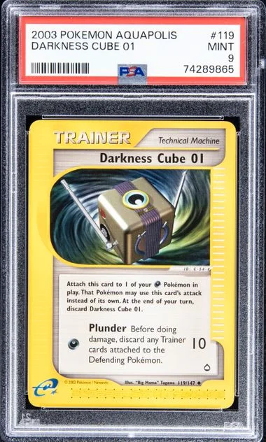 2003 Pokemon Aquapolis Darkness Cube 01 #119 card image