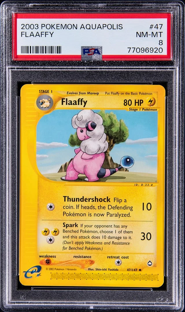 2003 Pokemon Aquapolis Flaaffy #47 card image