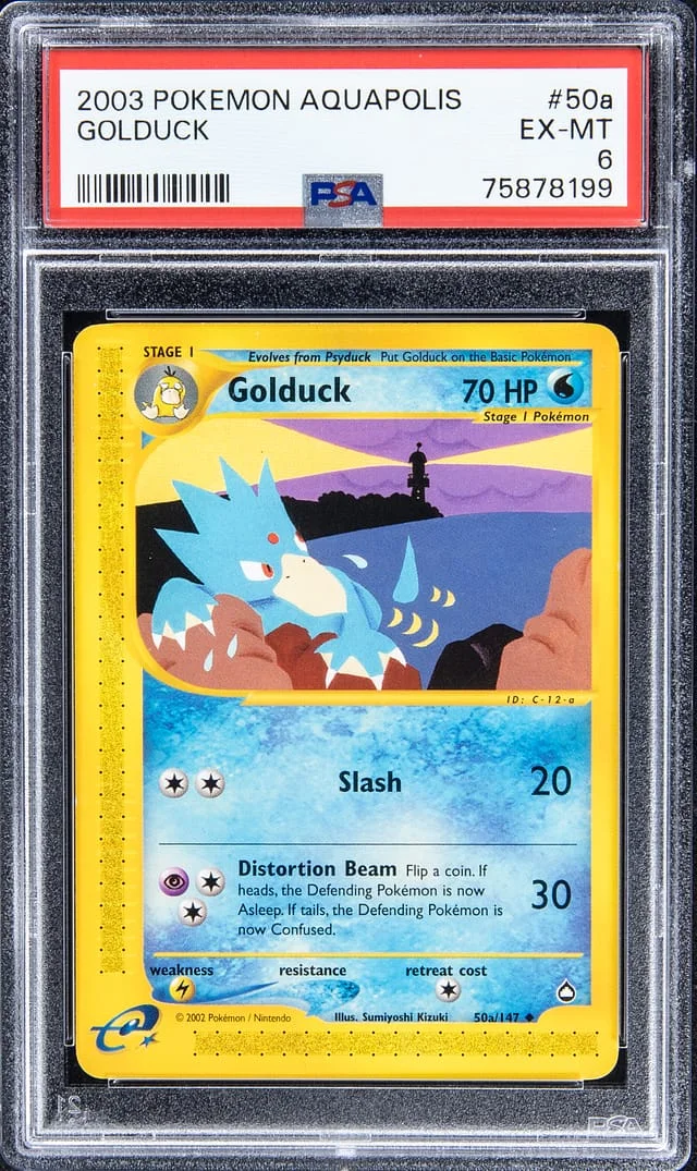 2003 Pokemon Aquapolis Golduck #50a card image