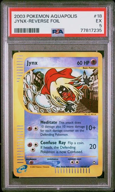 2003 Pokemon Aquapolis Jynx-Reverse #18 card image