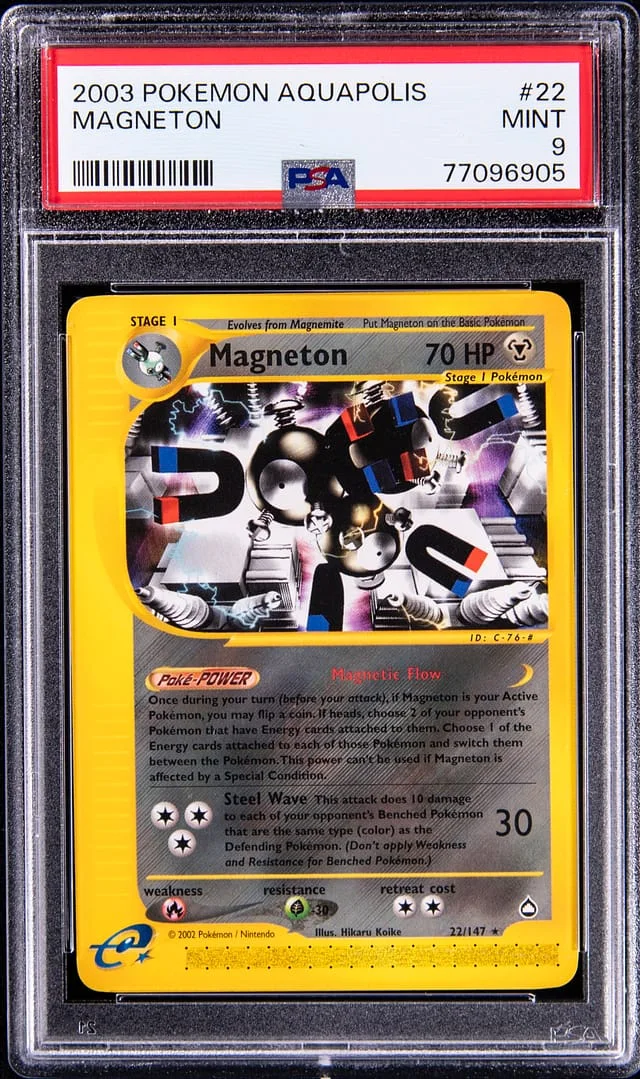 2003 Pokemon Aquapolis Magneton #22 card image