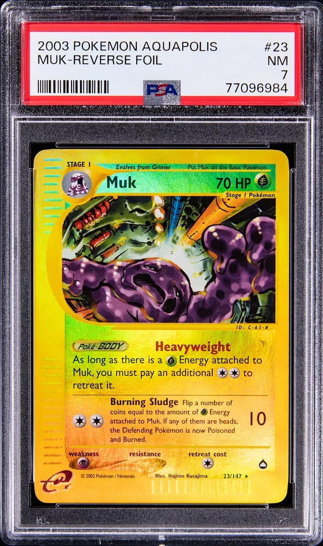 2003 Pokemon Aquapolis Muk-Reverse #23 card image