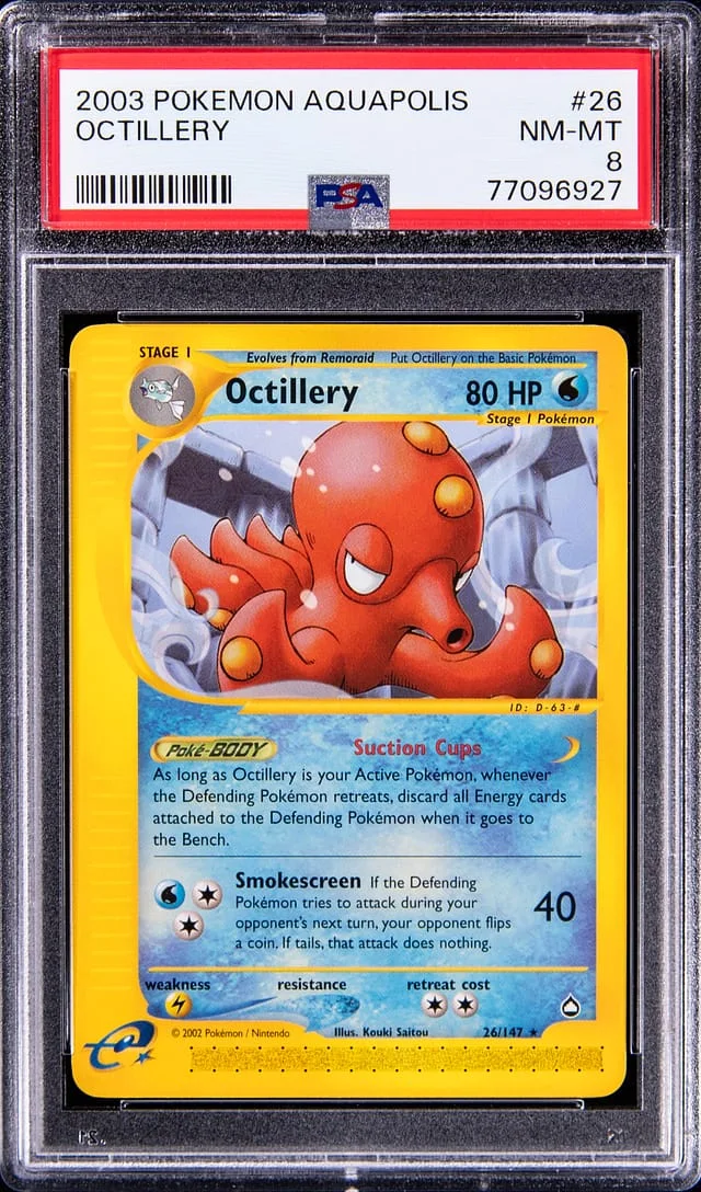 2003 Pokemon Aquapolis Octillery #26 card image