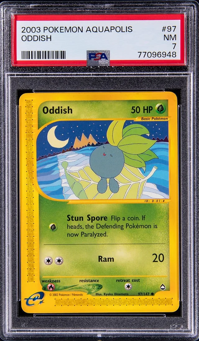 2003 Pokemon Aquapolis Oddish #97 card image