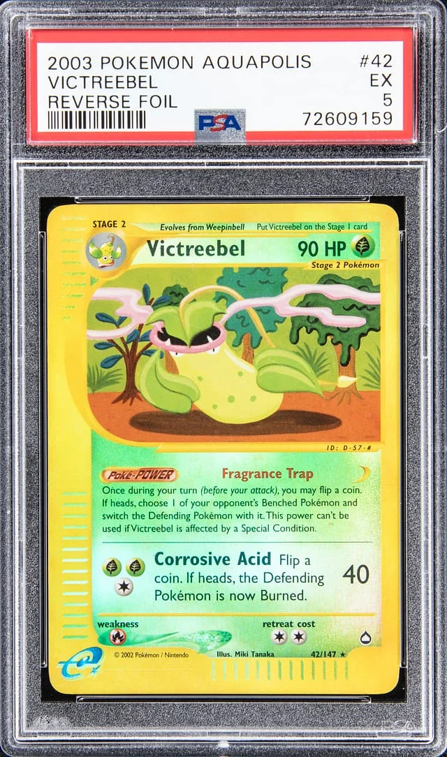 2003 Pokemon Aquapolis Reserve Foil Victreebel #42 card image