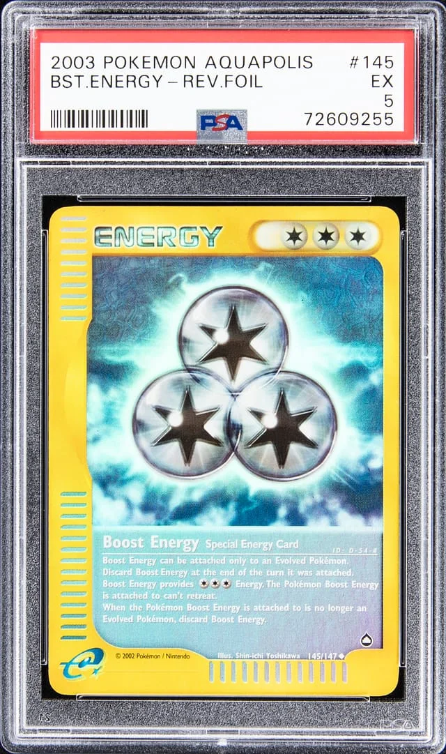 2003 Pokemon Aquapolis Reverse Foil Best Energy #145 card image