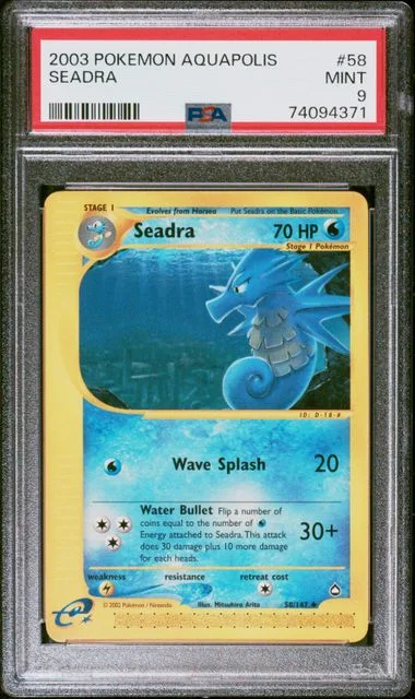 2003 Pokemon Aquapolis Seadra #58 card image