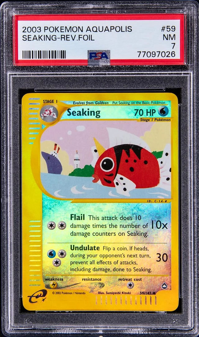 2003 Pokemon Aquapolis Seaking-Reverse #59 card image