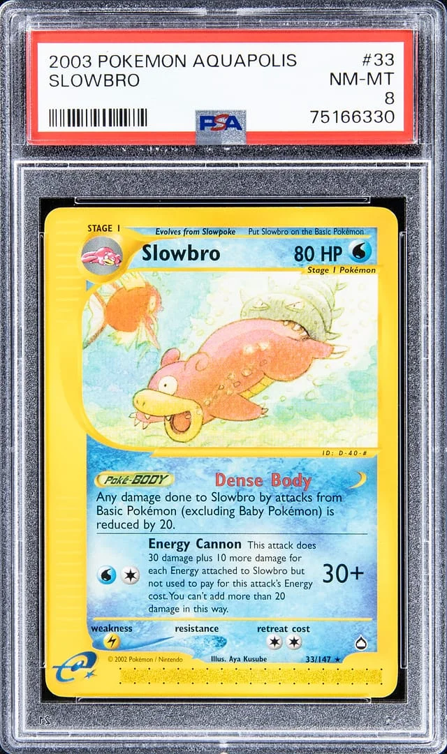 2003 Pokemon Aquapolis Slowbro #33 card image