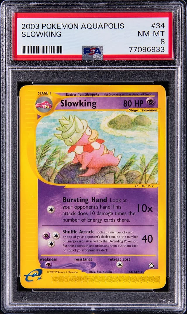 2003 Pokemon Aquapolis Slowking #34 card image