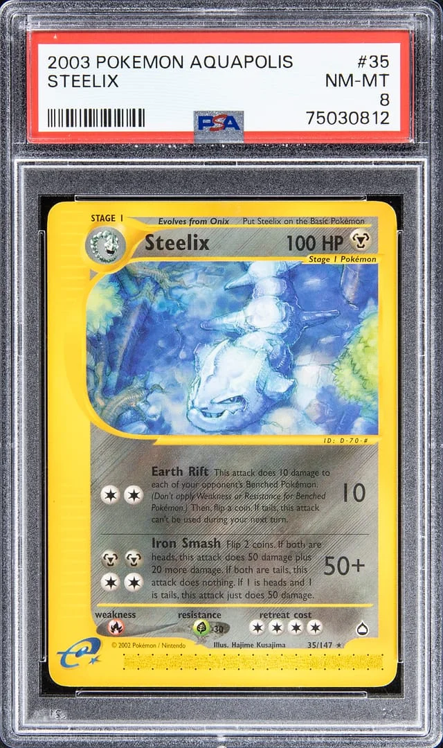 2003 Pokemon Aquapolis Steelix #35 card image