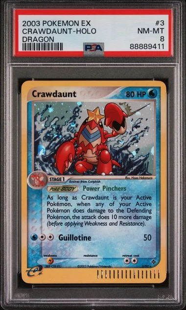 2003 Pokemon Ex Dragon Crawdaunt-Holo #3 card image