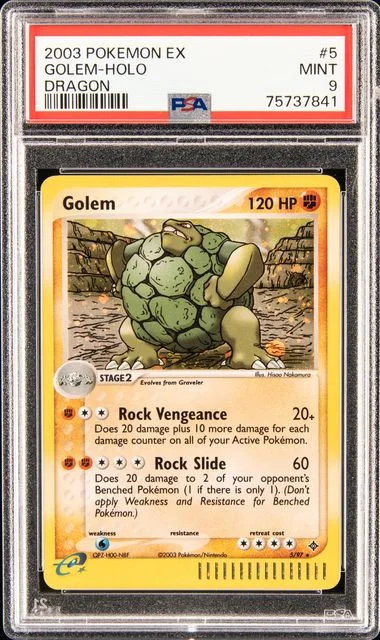 2003 Pokemon Ex Dragon Golem - Holo #5 card image