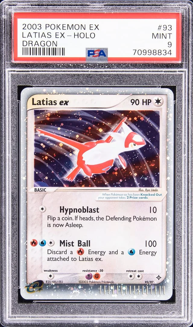 2003 Pokemon Ex Dragon Holo Latias Ex #93 card image