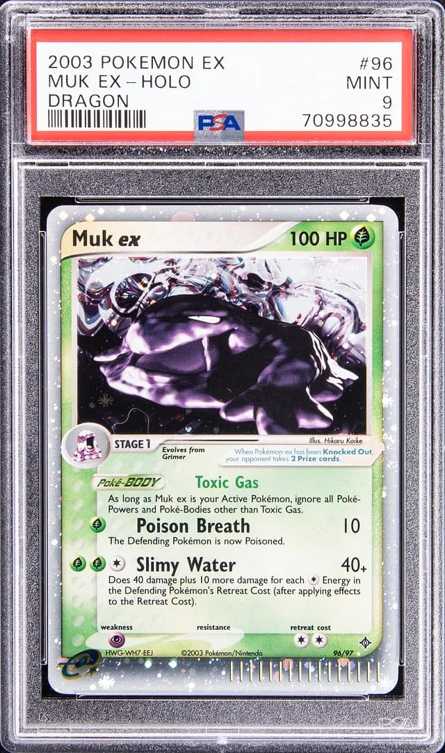 2003 Pokemon Ex Dragon Holo Muk Ex #96 card image