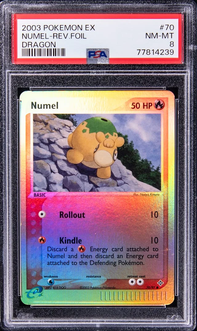 2003 Pokemon Ex Dragon Numel-Reverse #70 card image