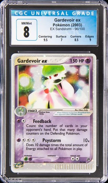 2003 Pokemon EX Sandstorm Holofoil Gardevoir EX #96 card image