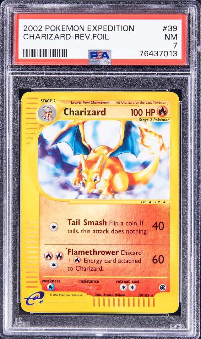 2003 Pokemon Expedition Reverse Foil Charizard #39 card image