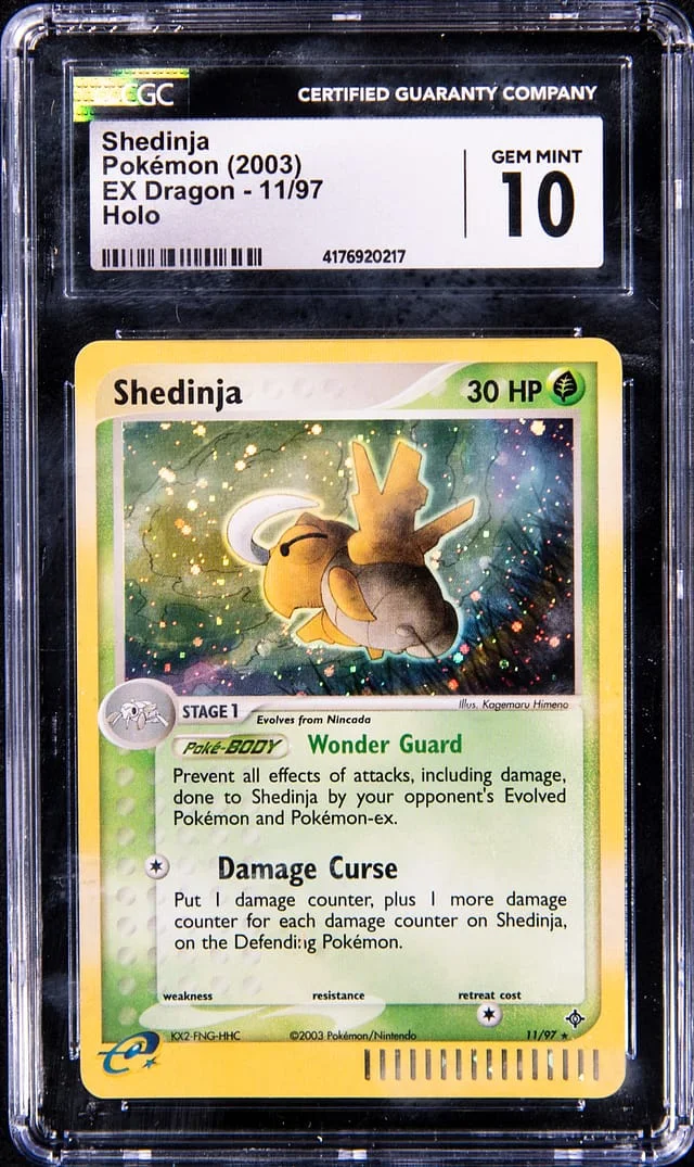 2003 Pokemon Holofoil - EX Dragon Shedinja #11 card image