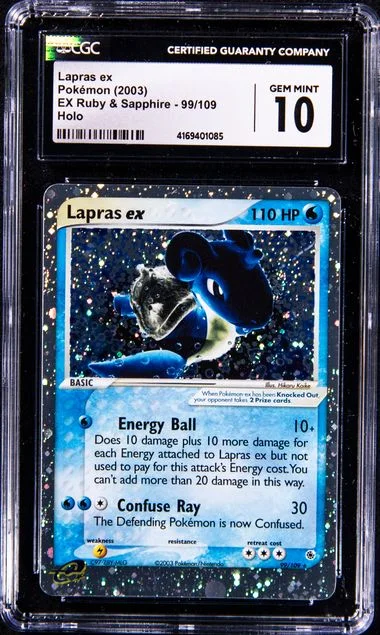 2003 Pokemon Holofoil - Ex Lapras Ex Ruby & #99 card image