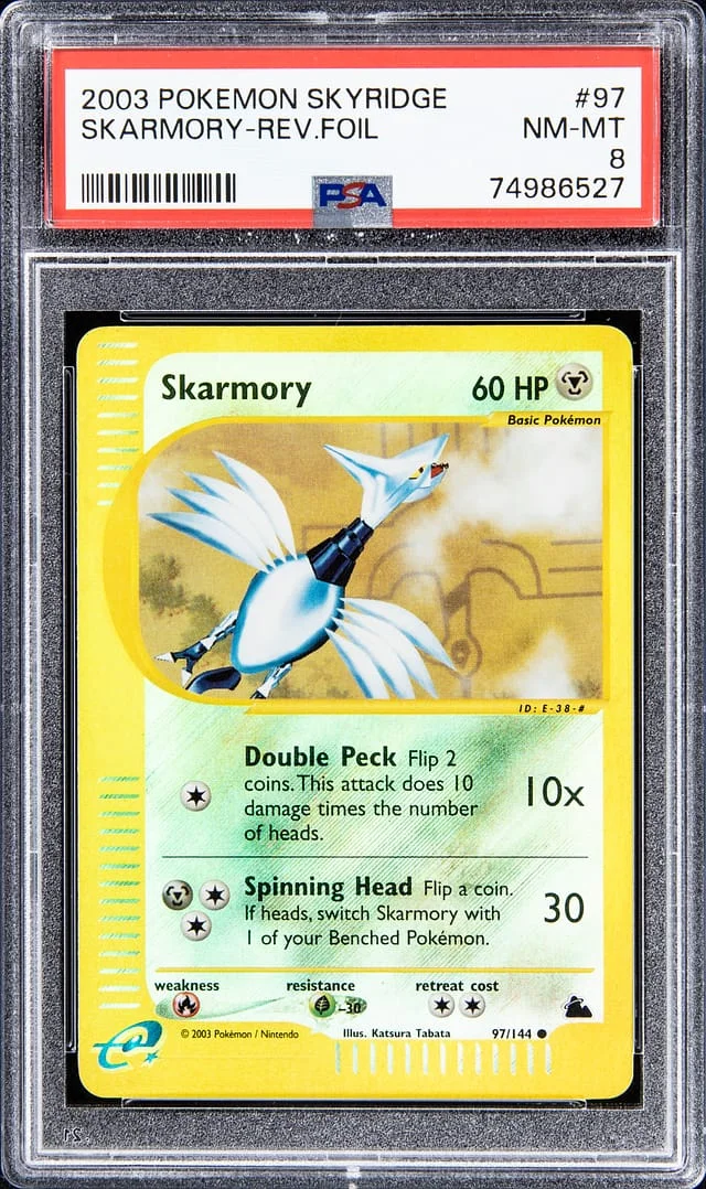 2003 Pokemon Skyride Reverse Foil Skarmory #97 card image