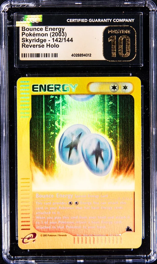 2003 Pokemon Skyridge Bounce Energy Reverse Holo Skyridge #142 card image