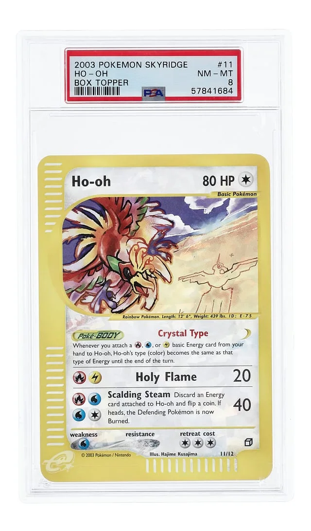 2003 Pokemon Skyridge Box Topper Ho-Oh #11 card image