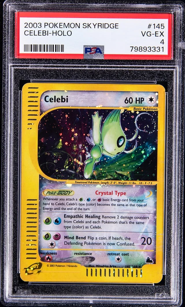 2003 Pokemon Skyridge Celebi-Holo #145 card image