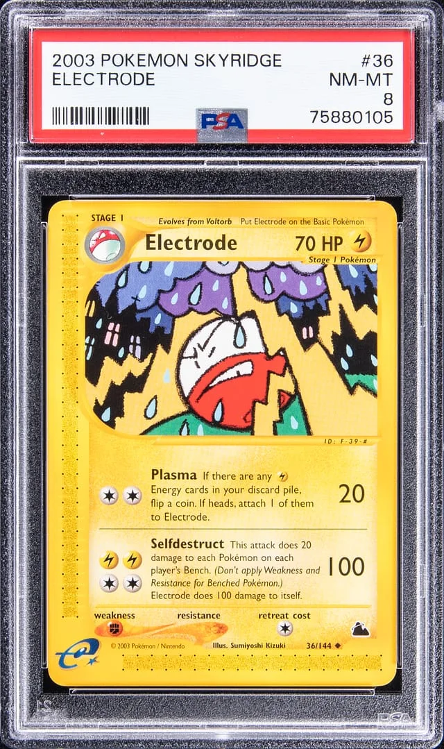 2003 Pokemon Skyridge Electrode #36 card image