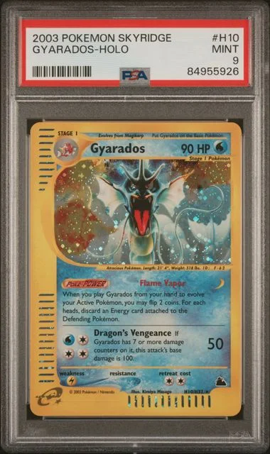 2003 Pokemon Skyridge Gyarados-Holo #H10 card image