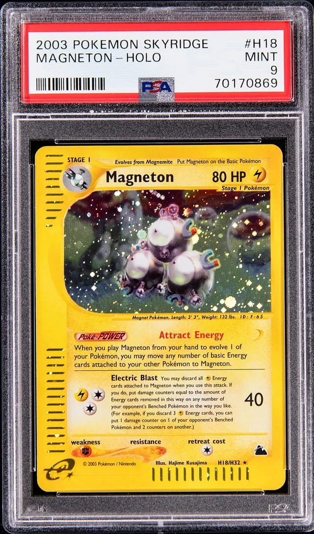 2003 Pokemon Skyridge Holo Magneton #H18 card image