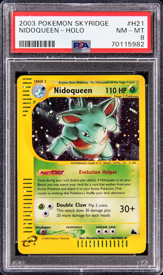 2003 Pokemon Skyridge Holo Nidoqueen #H21 card image
