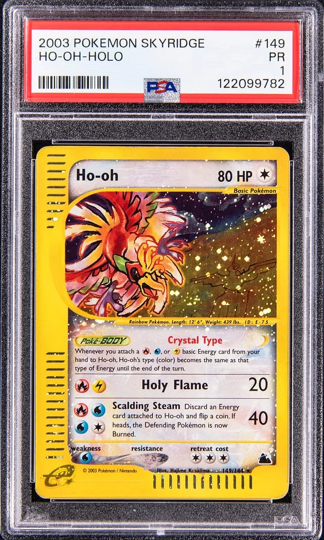 2003 Pokemon Skyridge Holofoil Ho-Oh #149 card image