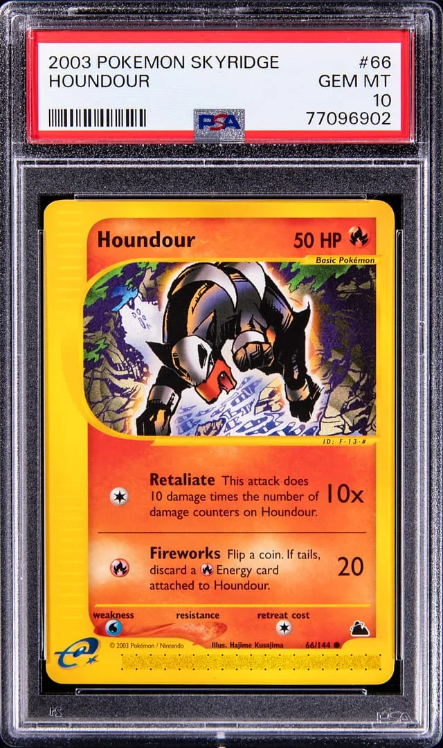 2003 Pokemon Skyridge Houndour #66 card image