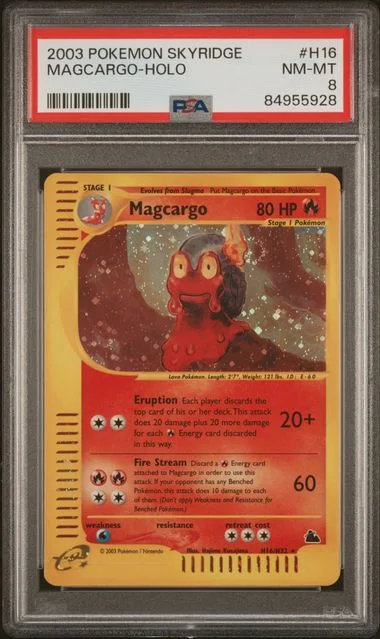 2003 Pokemon Skyridge Magcargo-Holo #H16 card image