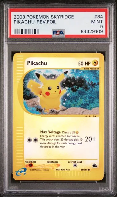 2003 Pokemon Skyridge Pikachu-Reverse #84 card image