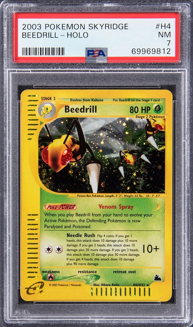 2003 Pokemon Skyridge Rare Holofoil Beedrill #149 card image