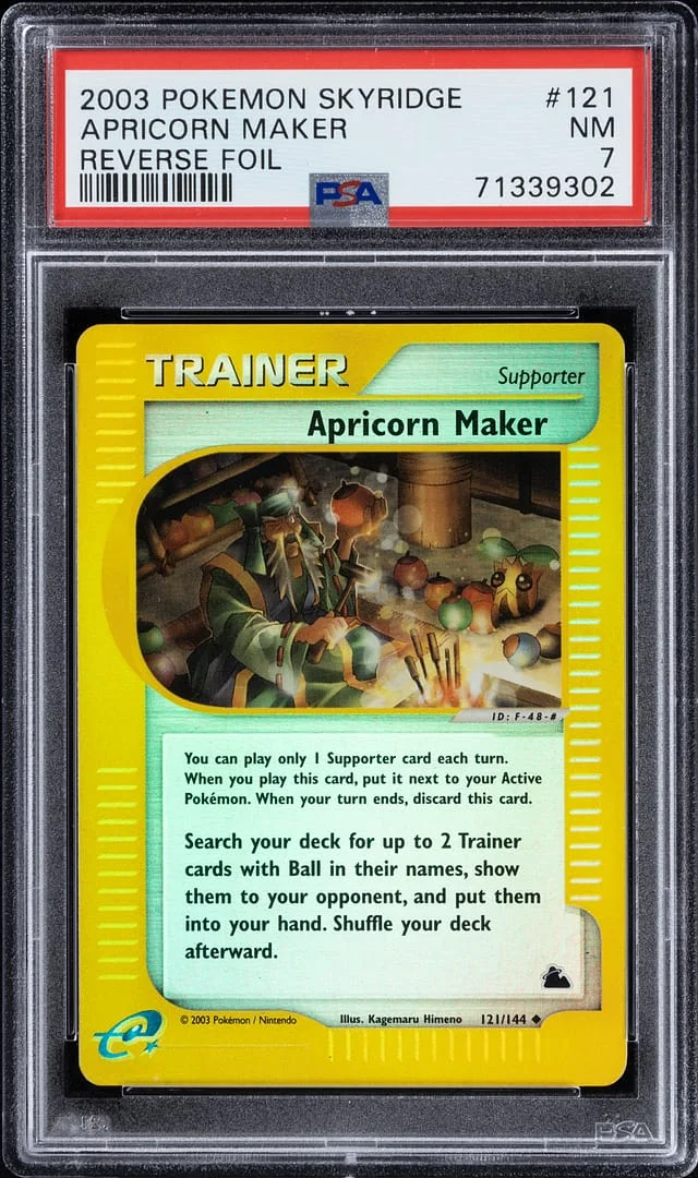 2003 Pokemon Skyridge Reverse Foil Apricorn Maker #121 card image