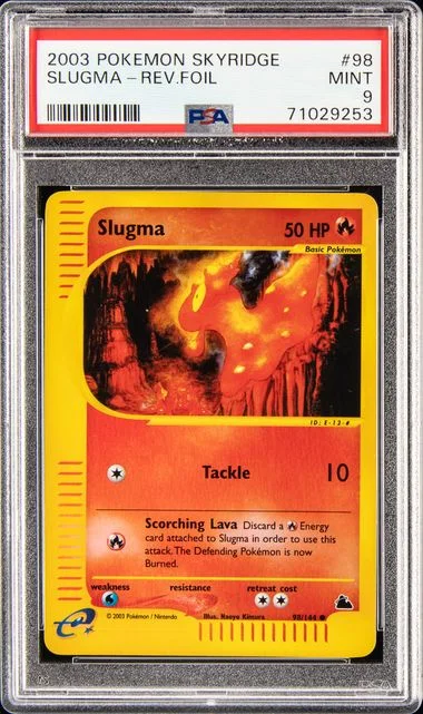 2003 Pokemon Skyridge Reverse Foil Slugma #98 card image